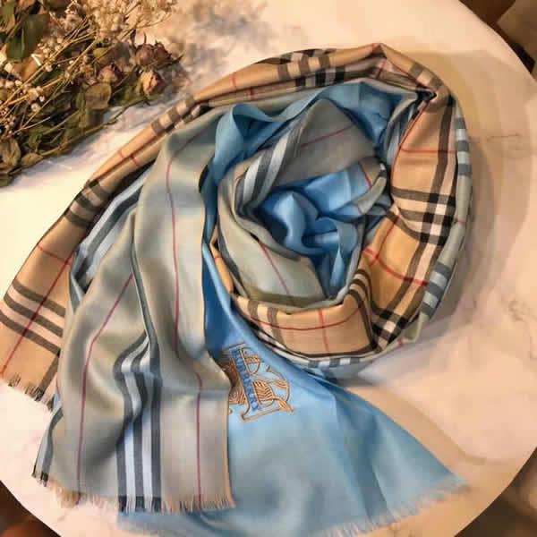 Women Scarves Autumn Winter New Female Wool Scarf Fake Burberry Scarves 02
